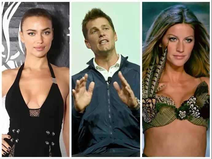 טום בריידי, ג'יזל בונדשן, אירינה שייק