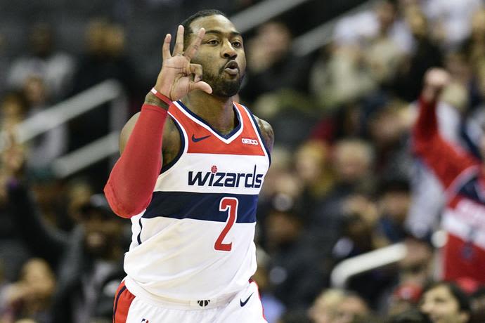 שחקן וושינגטון וויזארדס ג'ון וול