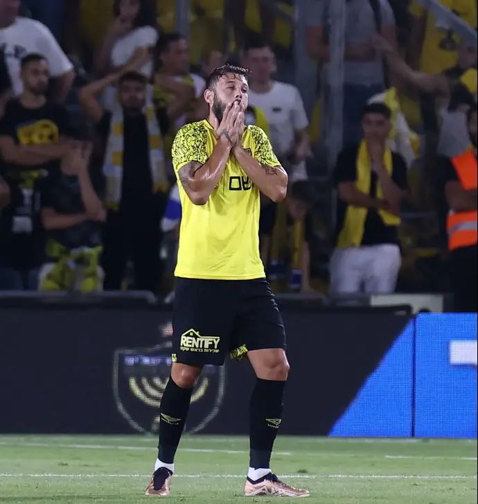 אדי גוטליב שחקן בית"ר ירושלים מאוכזב