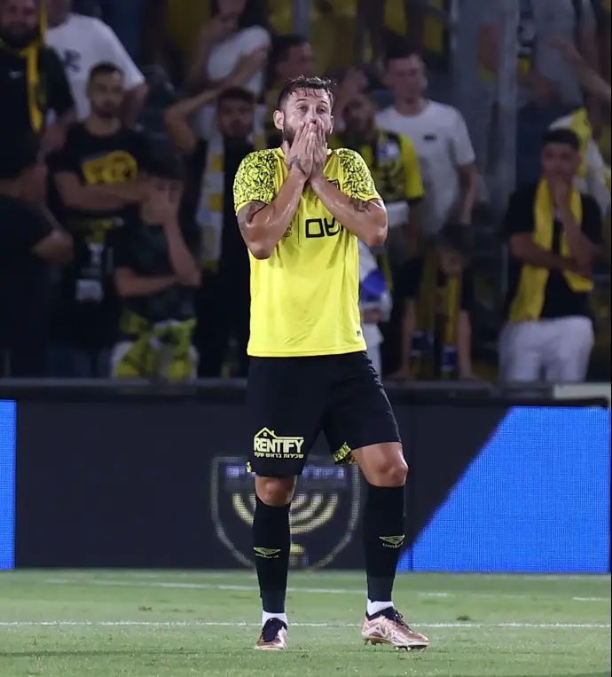 אדי גוטליב שחקן בית"ר ירושלים מאוכזב