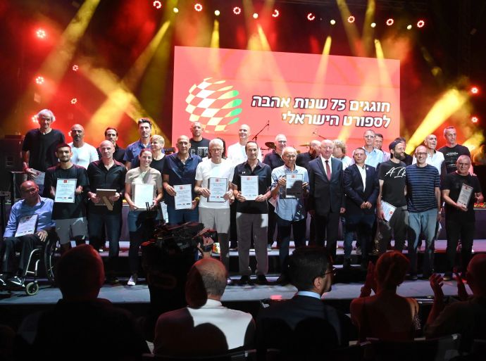 טקס הכתרת 75 הספורטאים האהובים של ישראל