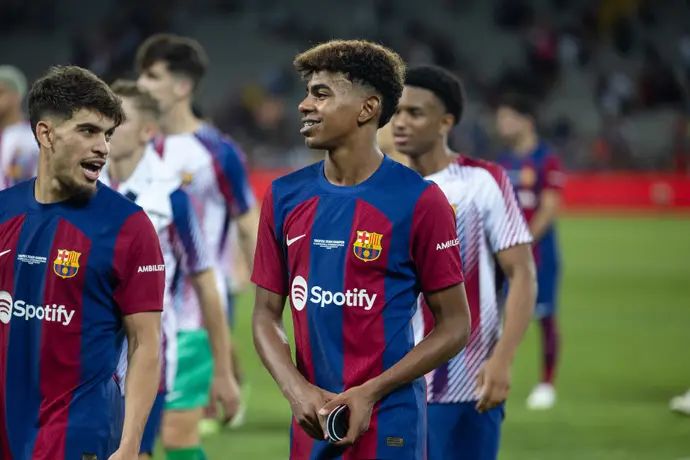 שחקן ברצלונה לאמין ימאל