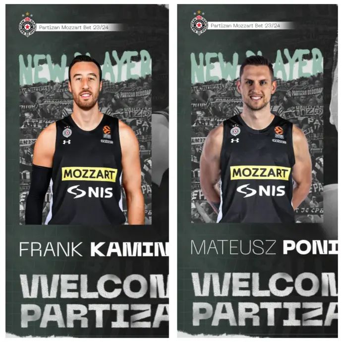 פרנק קמינסקי, מתאוש פוניטקה, שחקני פרטיזן בלגרד