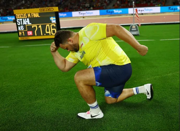 דניאל סטול, זורק דיסקוס שבדי