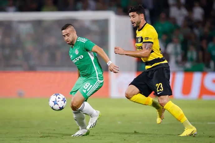 דיא סבע מכבי חיפה לצד לוריס בניטו יאנג בויז