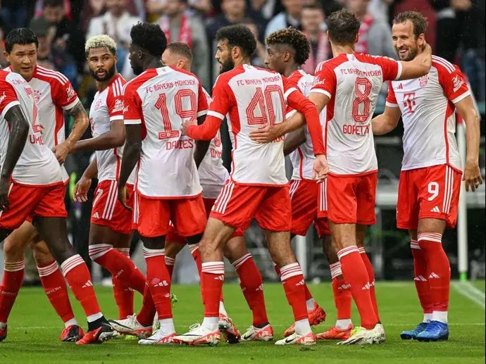 הארי קיין באיירן מינכן חוגג