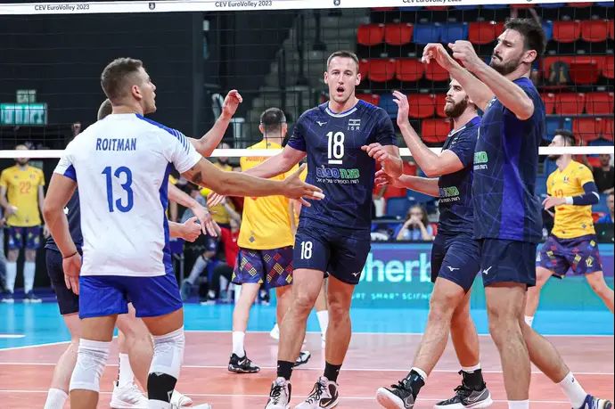 שחקני נבחרת ישראל בכדורעף