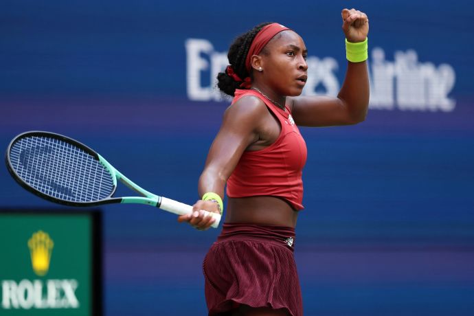 קוקו גוף טניסאית אמריקאית