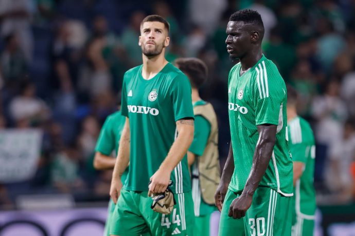 עבדולאי סק לצד לורנצו שימיץ' מכבי חיפה