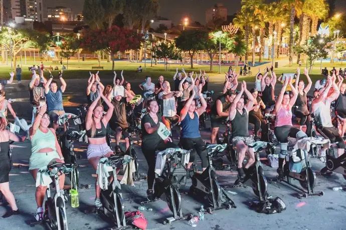 מרתון ספינינג ברחובות