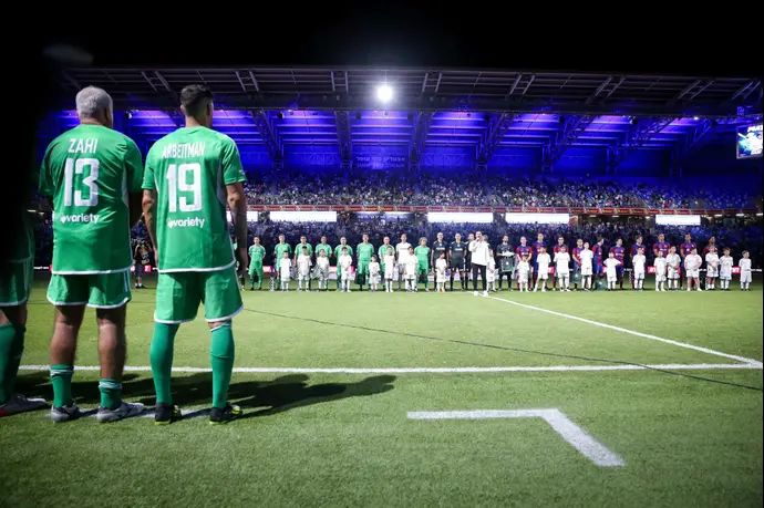 משחק האגדות ותיקי מכבי חיפה נגד ותיקי ברצלונה