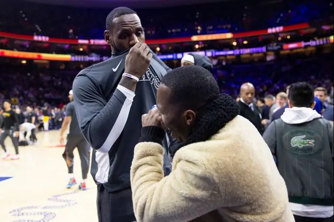 לברון ג'יימס, לוס אנג'לס לייקרס, לצד סוכן העל ריץ' פול