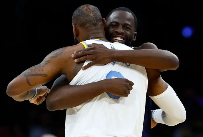 לברון ג'יימס לצד דריימונד גרין