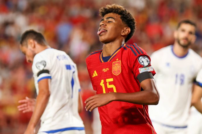 שחקן נבחרת ספרד לאמין ימאל