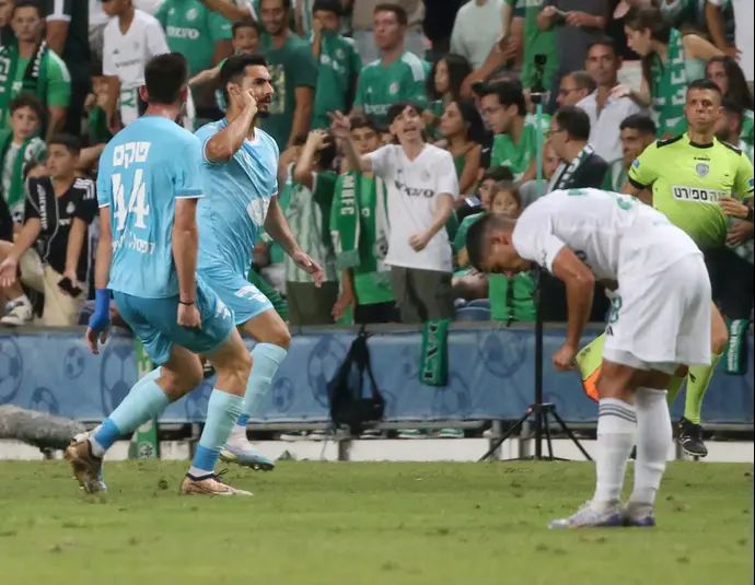 אנאס מחאמיד חוגג מכבי פתח תקוה