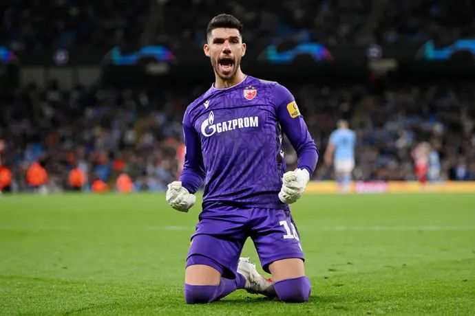 עומרי גלזר, שוער הכוכב האדום בלגרד