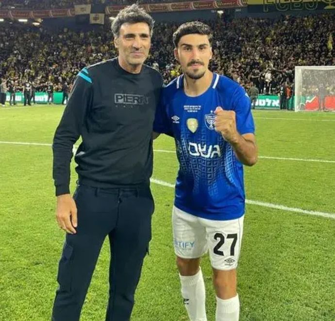 איתן מזרחי עם לאון מזרחי