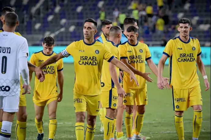 ערן זהבי לצד דור תורג'מן מכבי תל אביב