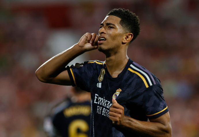 ג'וד בלינגהאם חוגג עוד שער במדי ריאל מדריד