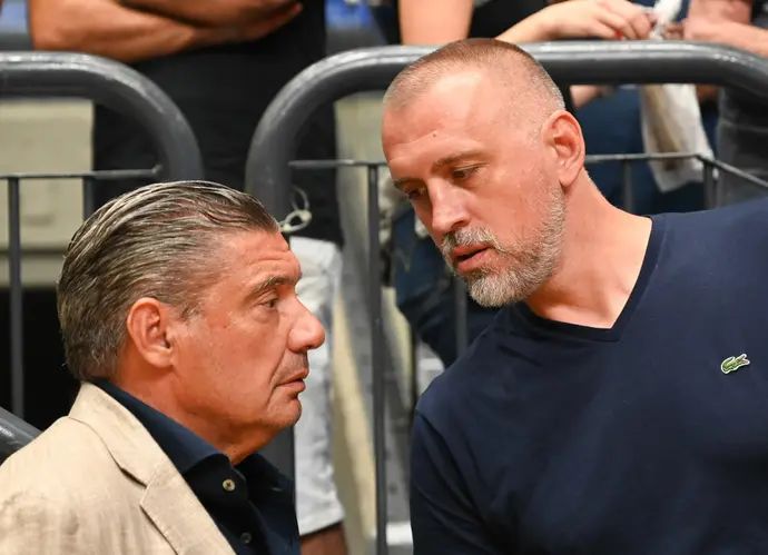 ניקולה וויצ'יץ' במשחק של מכבי תל אביב