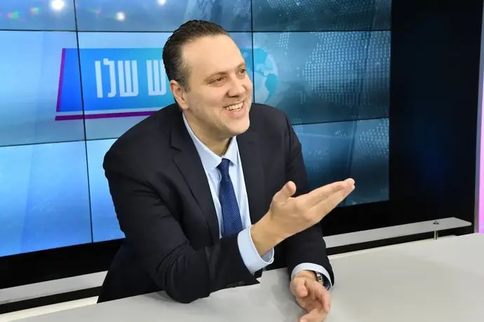 שר התרבות והספורט מיקי זוהר בראיון עם טל שלו באולפן וואלה! 28 ביוני 2023