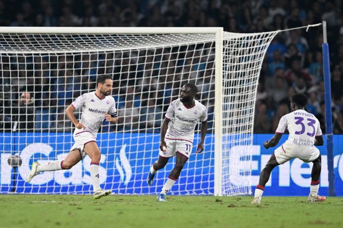 ג'אקומו בונבנטורה שחקן פיורנטינה חוגג שער