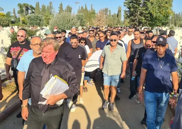 הלווייתו של ליאור אסולין ז"ל