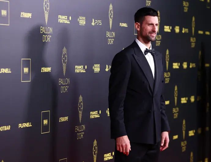 נובאק ג'וקוביץ' טקס כדור הזהב