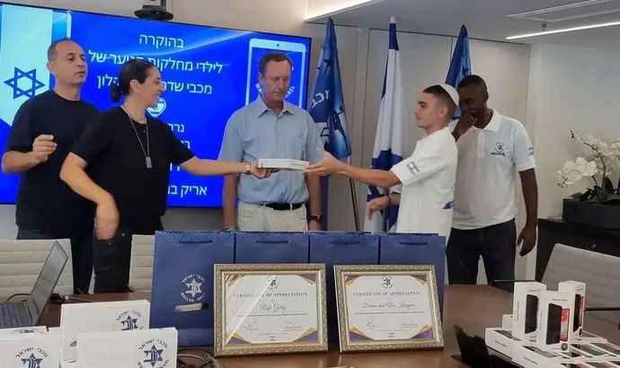 נאור גלילי עם לירון כהן מכבי ישראל