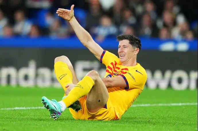 רוברט לבנדובסקי ברצלונה