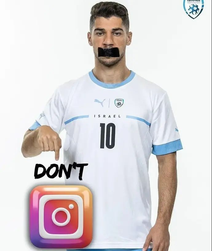 תמונת מחאה נגד חסימת האינסטגרם של מנור סולומון