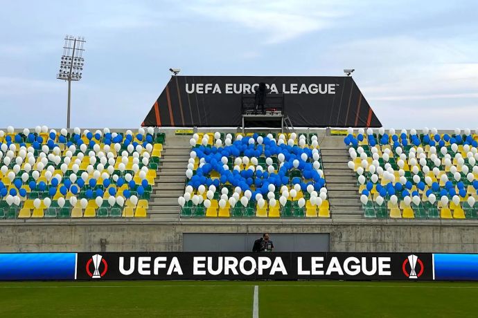 מיצג בלונים חטופים מכבי חיפה