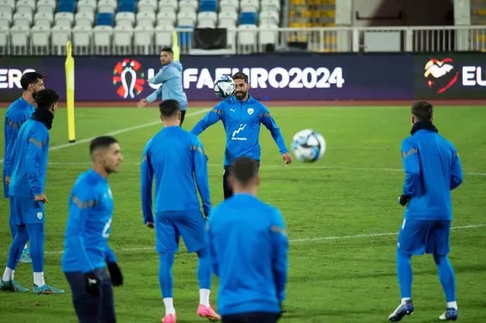 אימון נבחרת ישראל בקוסובו