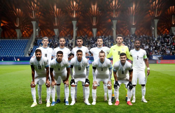 נבחרת ישראל תמונה קבוצתית נגד נבחרת שוויץ