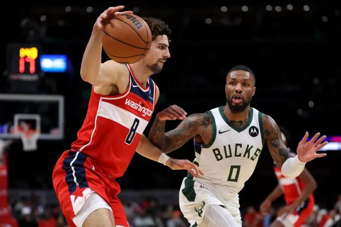 דני אבדיה מול דמיאן לילארד, וושינגטון וויזארדס מול מילווקי באקס