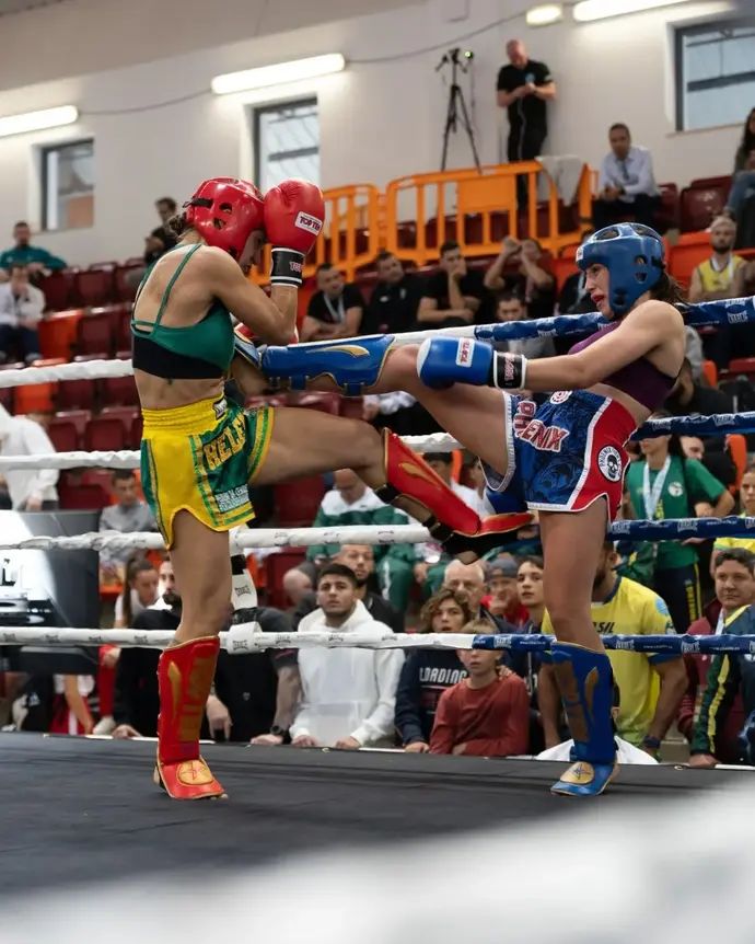 נירי דרור זוכה במקום השני באליפות אירופה בקיק בוקסינג