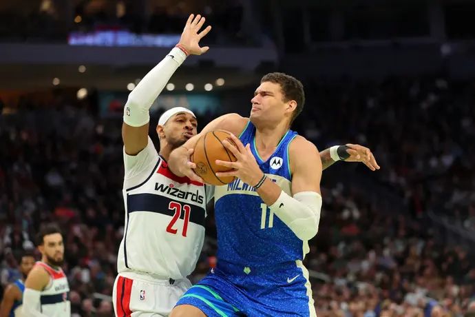 ברוק לופז, מילווקי באקס, מול דניאל גאפורד, וושינגטון וויזארדס