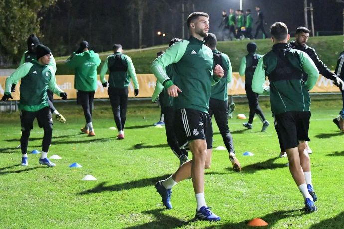 לורנצו שימיץ' שחקן מכבי חיפה באימון