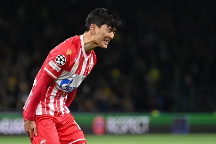 וואנג אין-בום, שחקן הכוכב האדום בלגרד