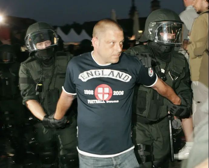 אוהד של נבחרת אנגליה נעצר בשטוטגרט, מונדיאל 2006