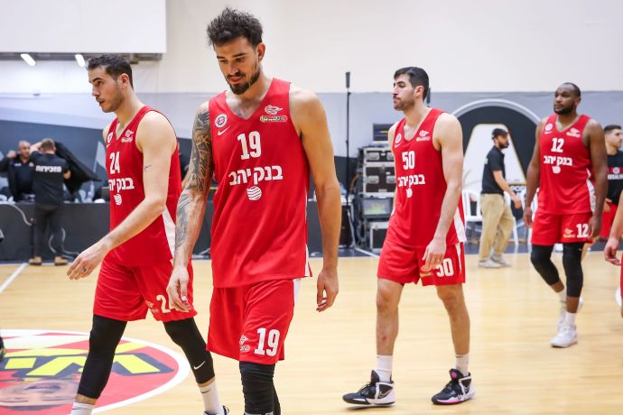 שחקני הפועל ירושלים ג'ו אלכסנדר, עוז בלייזר, יובל זוסמן