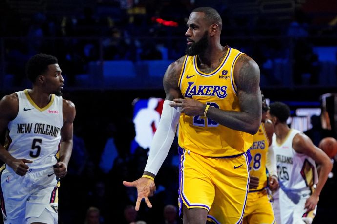 לברון ג'יימס לוס אנג'לס לייקרס