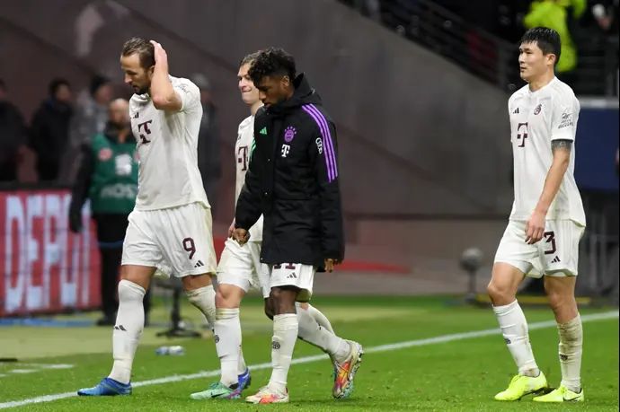 שחקני באיירן מינכן מאוכזבים