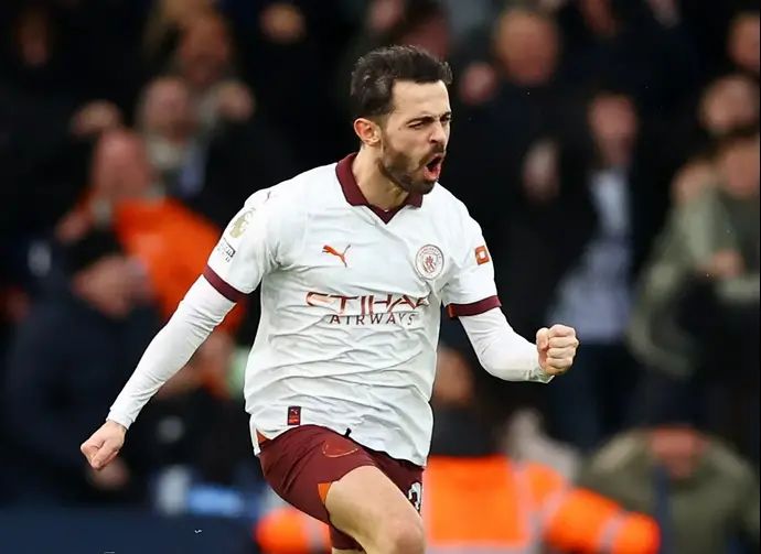 ברנרדו סילבה מנצ'סטר סיטי חוגג