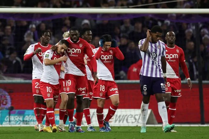 שחקני מונאקו חוגגים