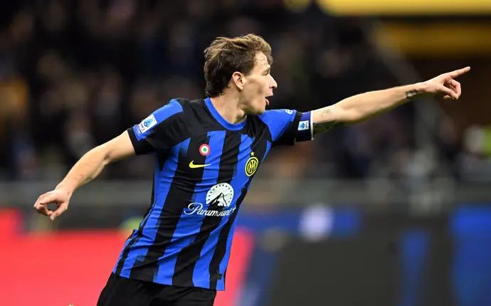 ניקולו בארלה, שחקן אינטר חוגג