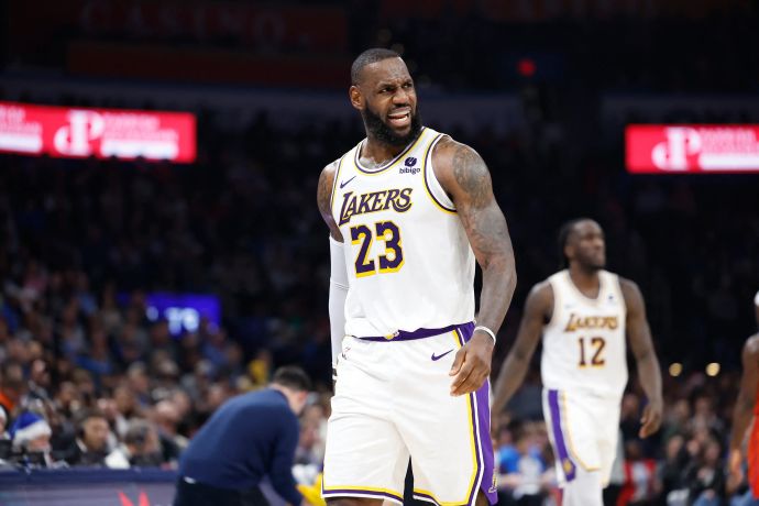 לברון ג'יימס לוס אנג'לס לייקרס