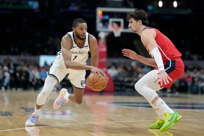 מיקל ברידג'ס, ברוקלין נטס, מול דני אבדיה, וושינגטון וויזארדס