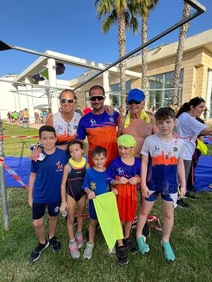 אירוע התרמה מכבי תל אביב טריאתלון