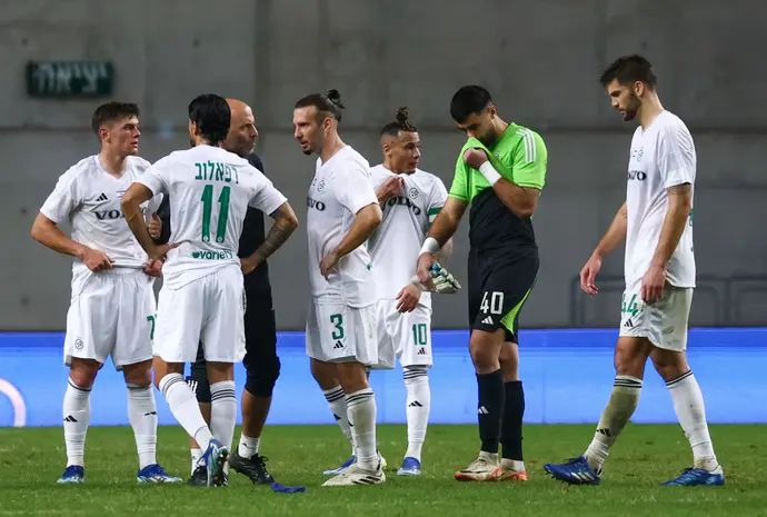 שחקני מכבי חיפה מאוכזבים